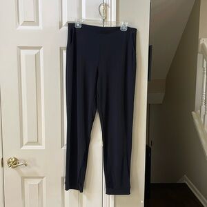 By JJ Black netting sheer inset on inside of leg hem pant, large